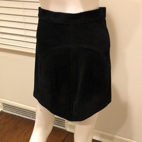 Leather Suede Mini Skirt - Picture 7 of 9